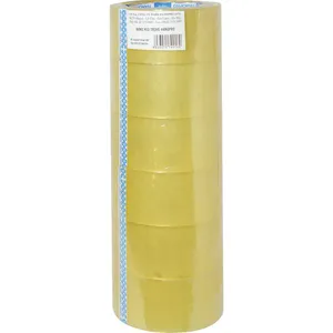 Băng keo OPP trong 43*4.8cm*100m, lốc 6 cuộn